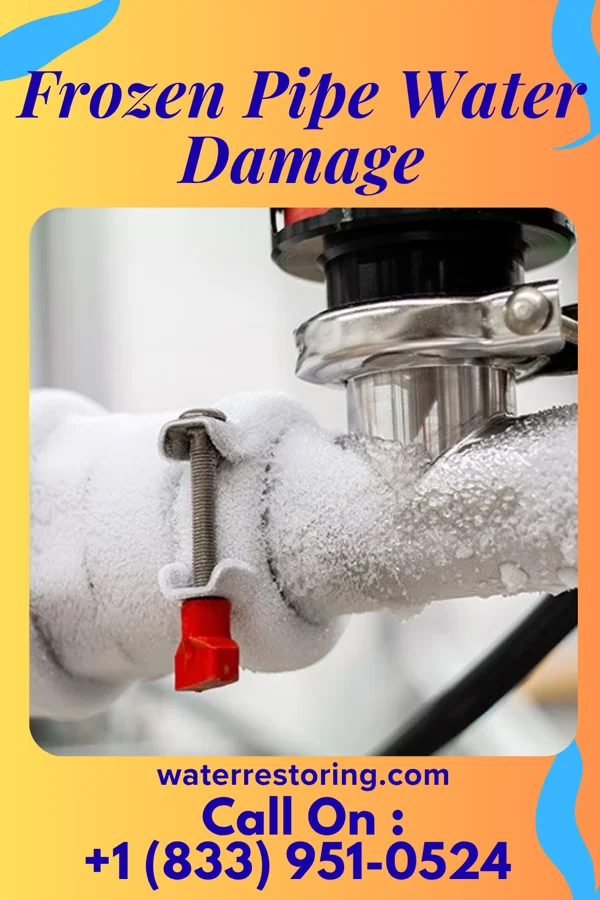 Frozen Pipe Water Damage in Blacklick Estates, OH